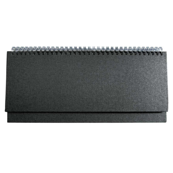 Planer STOLNI BRISTOL ANTRACIT, spiralni, dim:30x14,5cm, 128 str. P/50