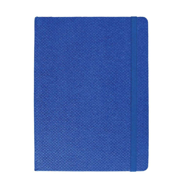 "JEANS" BLUE NOTEBOOK A5, with elastic band, dim: 14.8x21 cm, P/20