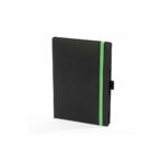 "PANTERA" sa ZELENOM gumicom NOTES A5, poslovni, šivani, dim:14,8x21cm, P/20