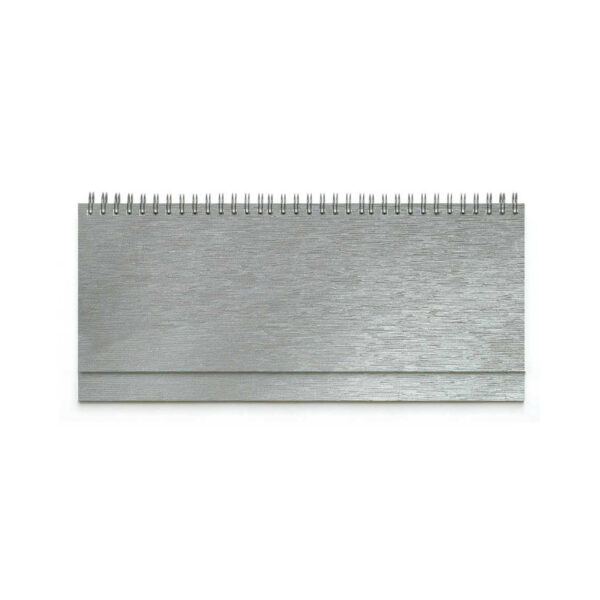 Planer LINAS STOLNI SREBRNI, spiralni, dim:30x14,5cm, 128 str., P/50