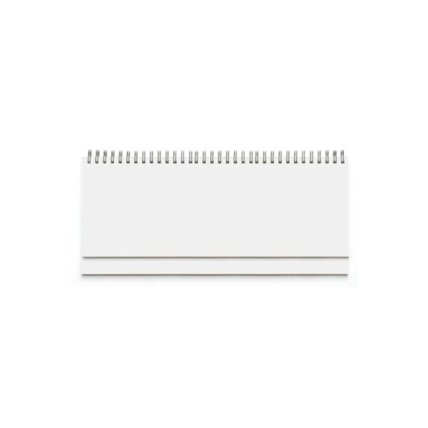 Planer STOLNI BRISTOL BIJELI, spiralni, dim:30x14,5cm, 128 str. P/50