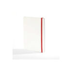 "PERLA" s CRVENOM gumicom NOTES A5, poslovni, dim:14,8x21cm, P/20