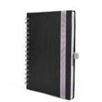 "NOTES BORGO wire" CRNI spiralni A5, dim: 14x21 cm, 192 str., P/20