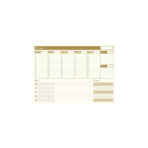 Stolna mapa ŠAMOA, ravnalo, dim:47x34cm, P/20 - Image 2