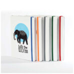 "PERLA" s NARANČASTOM gumicom NOTES A5, poslovni, dim:14,8x21cm, P/20 - Image 3