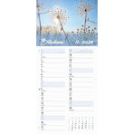 "CVJETNI PLANER" 13 list., dim: 22x55cm,  PVC vrećica, P/50, color kalendar - Slika 11