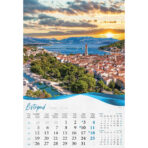 "BISERNA DALMACIJA" 13 list., dim: 33x55 cm, PVC vrećica, P/40, color kalendar - Image 12