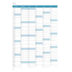 Planer DNEVNI CRNI PABLO, šivani, B5, dim:16,5x22,5cm, 320 str. P/20 - Image 3