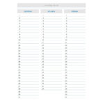 "PASTELO" PLAVI rokovnik A4, dim: 20x26,5cm, 192 str., P/20 - Image 4