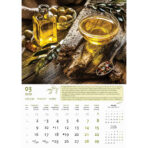 "MASLINE" 13 list., dim: 30,5x50 cm, PVC vrećica, P/50, color kalendar - Image 4