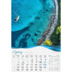 "BISERNA DALMACIJA" 13 list., dim: 33x55 cm, PVC vrećica, P/40, color kalendar - Image 5