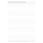 "PASTELO" PLAVI rokovnik A4, dim: 20x26,5cm, 192 str., P/20 - Image 6