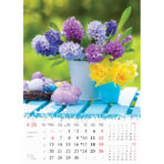 "CVIJEĆE" 13 list., dim: 24x53,5 cm, PVC vrećica, P/50, color kalendar - Image 6