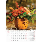 "CVIJEĆE" 13 list., dim: 24x53,5 cm, PVC vrećica, P/50, color kalendar - Image 8