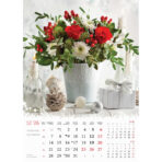 "CVIJEĆE" 13 list., dim: 24x53,5 cm, PVC vrećica, P/50, color kalendar - Image 9