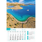 "NACIONALNI PARKOVI HRVATSKE" 13 list., dim: 33x55 cm, PVC vrećica, P/40, color kalendar - Slika 10