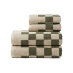 VINGA Elba OCS organic cotton towel, 4 pcs set