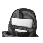 Polyester rPET (600D) backpack Celeste - Image 6