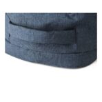 Polyester rPET (600D) backpack Celeste - Image 8