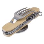 Bamboo multifunctional cutlery set Ainsley - Slika 5