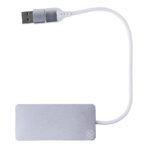 Recycled aluminium USB Hub Layton - Image 3