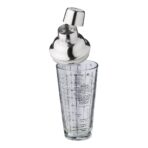 Glass cocktail shaker (400 ml) Adela - Slika 3
