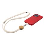 Cotton drawstring phone lanyard Lucia - Slika 2
