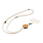 Cotton drawstring phone lanyard Lucia - Slika 3