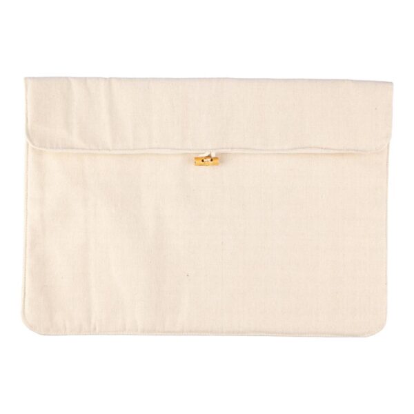 Cotton (220 gr/m2) laptop pouch Dirk