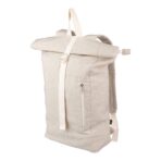 Hemp (280 gr/m2) roll-top backpack Margarete - Slika 3
