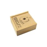 Wooden box with game set Myriam