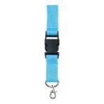 Polyester (300D) lanyard and key holder Bobbi