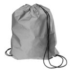 Synthetic fibre (190D) reflective drawstring backpack Melila