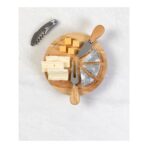 Wooden cheese plate set Bellamy - Image 3