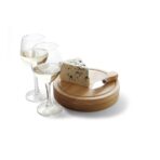 Wooden cheese plate set Bellamy - Image 4