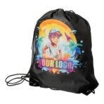 Polyester (210D) drawstring backpack Steffi - Slika 4