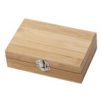 Stainless steel and bamboo wine set Leonie - Slika 5