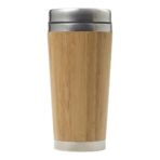 Bamboo and stainless steel travel cup Sabine
