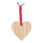 Wooden Christmas ornament Heart Einar - Image 2