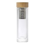 Bamboo and glass double walled bottle Vicente