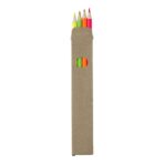 Wooden highlighter pencil set Kaden - Slika 2