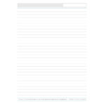 "PORTO" SVIJETLO SIVI rokovnik A4, dim: 21x26,5cm, 192 str., P/25 - Image 9