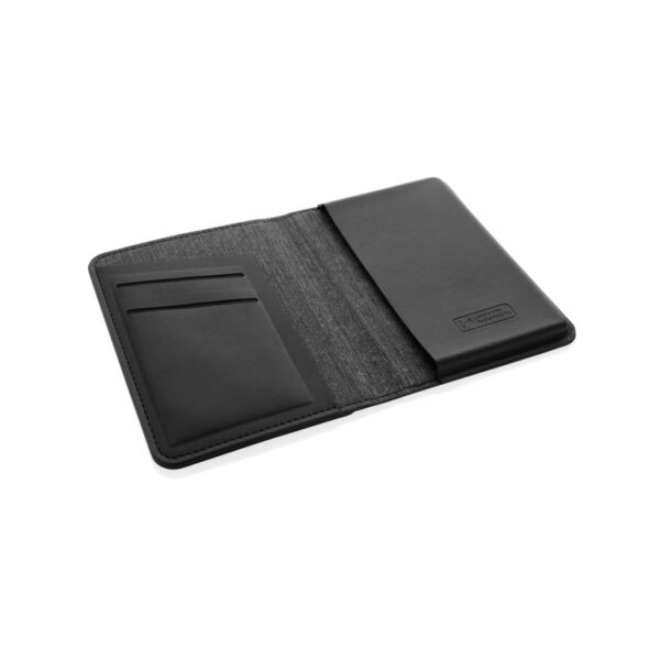 Trackmate RCS rpolyester passport holder worldwide locating