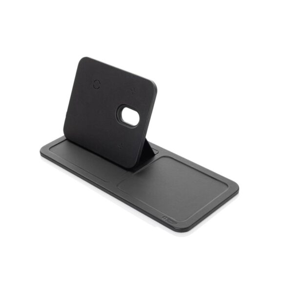 Swiss Peak 3 in 1 RCS recycled PU wireless charger desk tray