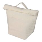 Recycled cotton (220 gsm) rolltop cooler bag Faith - Slika 2