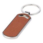 Recycled leather keychain Jill - Image 4