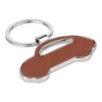 Recycled leather keychain Joan - Image 5