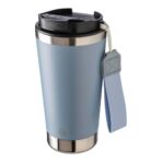 Recycled stainless steel double-walled drinking mug 500 ml Kayla - Image 3
