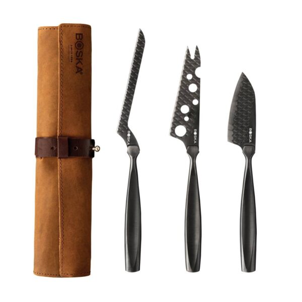 BOSKA Cheese Knife Set Monaco+ Black