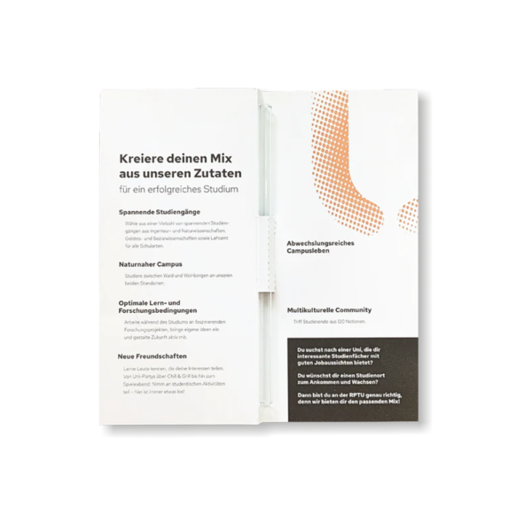 Ecotaste 1-piece card straws, clear or colored, in a folded card